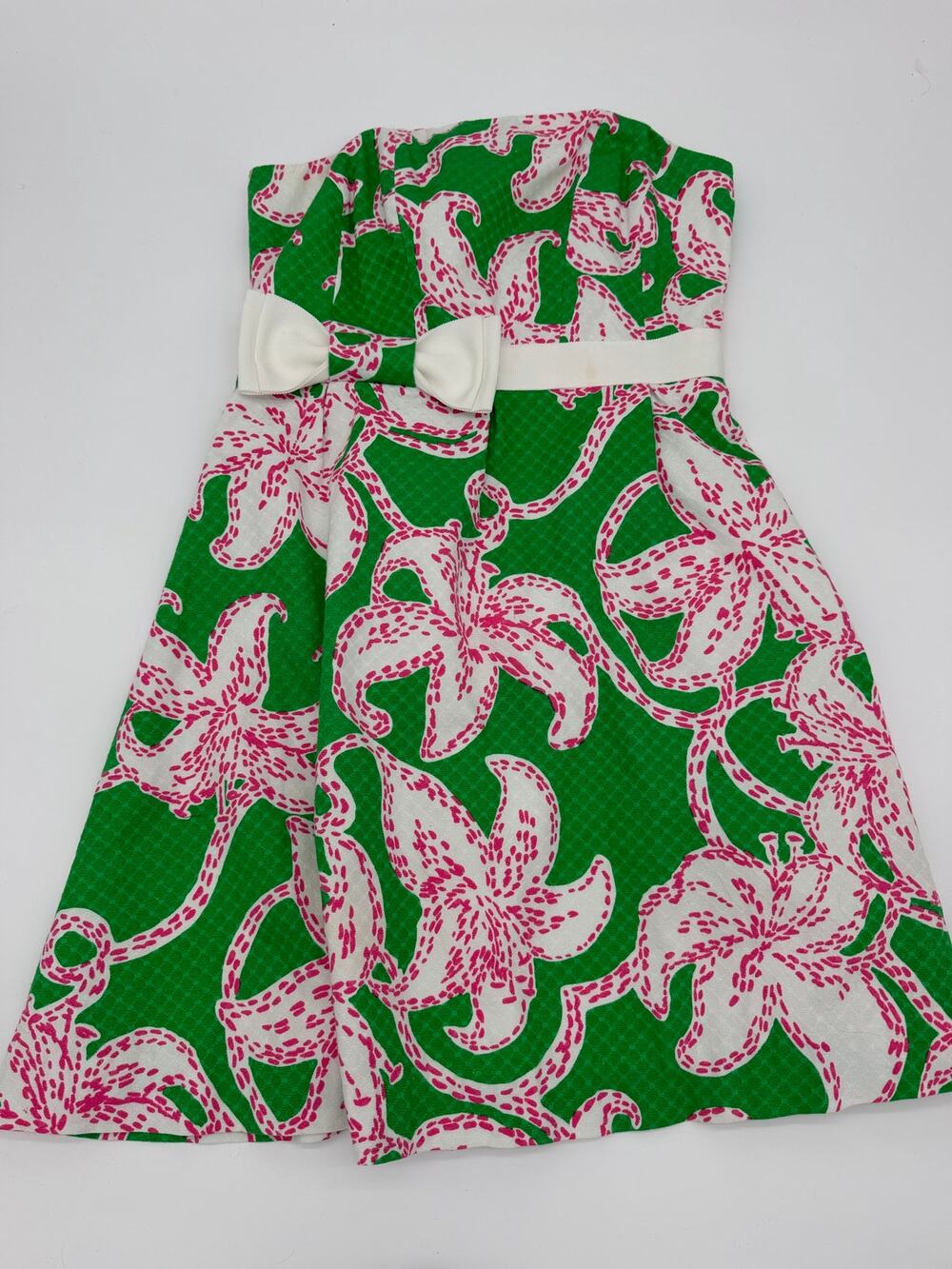 Lilly Pulitzer amberly strapless twinkle floral size 4